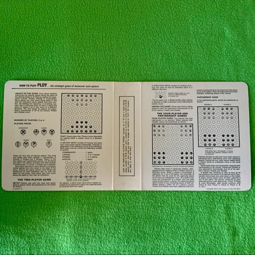 PLOY 1970 3M Strategy Game - Picture 6 of 7